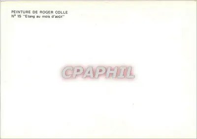 Dwa drzewa przy jeziorze — obraz Rogera Colle — N°15 — Rewers