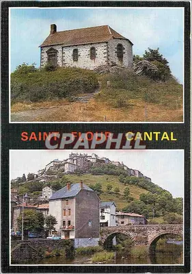 Saint-Flour Cantal — Vista parcial e as margens do Andier
