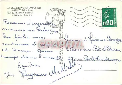 Vannes — Os Velhos Lavadeiros — Edição de Arte Jos — Verso