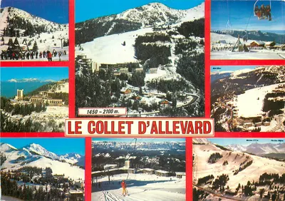 Le Collet d'Allevard — Mont Blanc, Monts Jura — Editor CELLARD, N.6653