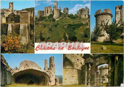Castelo de Boulogne — ruínas medievais — Éditions de l'Economie Bron