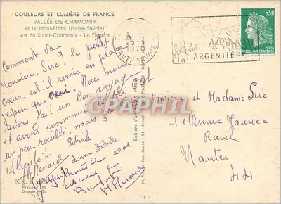 Vale de Chamonix — Mont-Blanc (Alta-Savoia) — Ivon — Verso