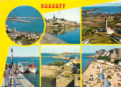 Roscoff — vista panorâmica e porto — Edições d'Art 'Jean Stoll'