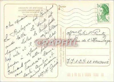 Brzeg lorientański — Brezagne — Wydawnictwo Sztuki 'Jack' 50 — Rewers