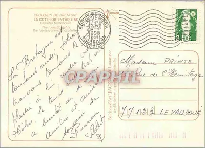 La Côte Lorientaise — Brezagne — Wydawcy Sztuki 'Jack' n°56 — Rewers
