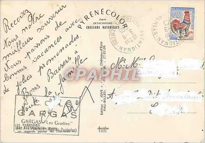 Krowy w Pyrenées — Wydawnictwo Jove Pau-Biller — numer serii nie widoczny — Rewers
