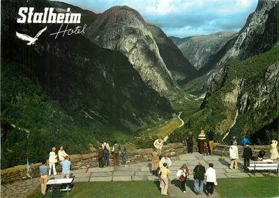 Hotel Stalheim — vista panorâmica do fiordo — editor Hotel Stalheim, número de série 5715/25