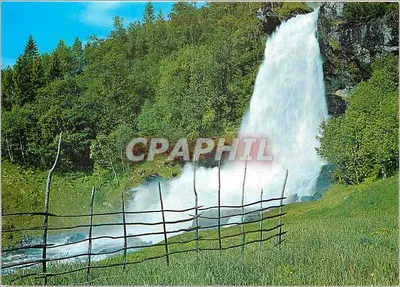 Steindalsfossen — Norheimsund, Hardanger — Normann Kunstforlag AS Oslo