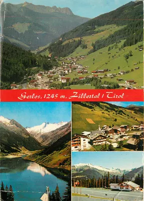 Gerlos, 1245 m, Zillertal / Tirol — vista panorâmica e paisagens — Franz Milz Verlag