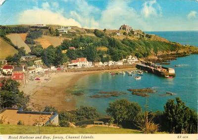 Rozel Harbour and Bay, Jersey, Ilhas do Canal — Bamforth & Co. Ltd, n° ET.4434