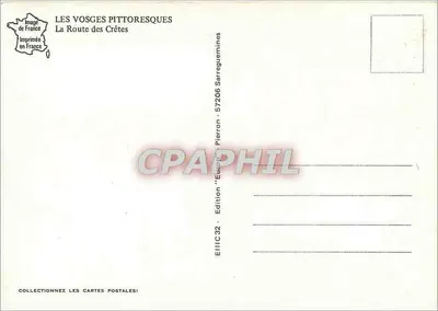 Rota das Crestas — Grand-Ballon — Edição Les Vosges Pittoresques — Verso