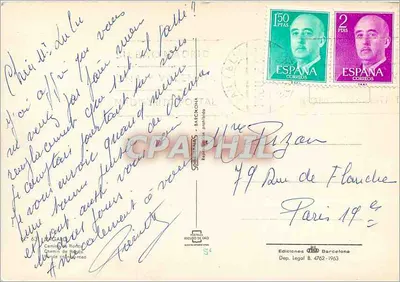 Willa nad morzem — widok z portyku — Wydawnictwo Escudo de Oro, seria 63 — Rewers