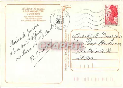 L'Épine — Wyspa Noirmoutier — Wydawnictwo Sztuki 'JACK' 1001 — Rewers