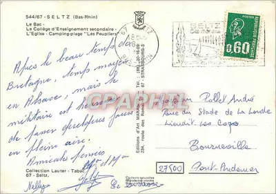 Seltz — Pamiątka z Seltz — Wydawnictwo Sztuki Lauter — Rewers