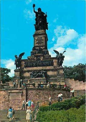 Rüdesheim am Rhein — Monumento Niederwald — Editora Wilhelm Schlater, 6220