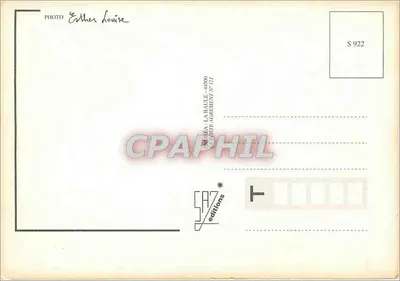 Bambino pittore — giardino rustico — Editore: Édith Louise, numero di serie S 922 — Verso