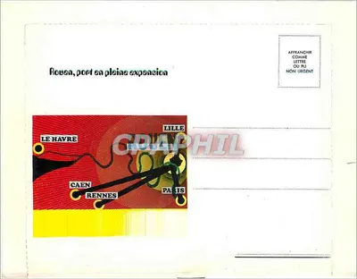 Rouen, port en pleine expansion — Graphphil, série publicitaire — Rewers