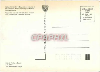 Václavské náměstí — Praga — Vydavatelství Praha — Rewers