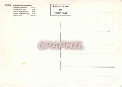 Rinfall – Zwitserland – Kasteel Laufen bij Rinfall — Achterkant