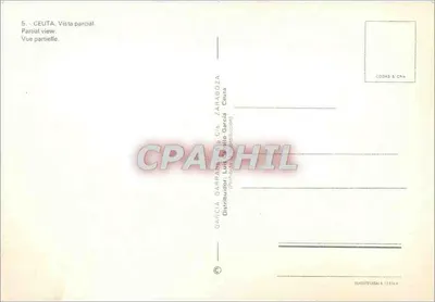 Ceuta — Częściowy widok — Garcia & Zárasoza, Ceuta — Rewers