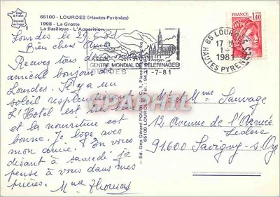 Lourdes — Pojawienia i Bazylika — Wyd. Świata Pielgrzymów — Rewers