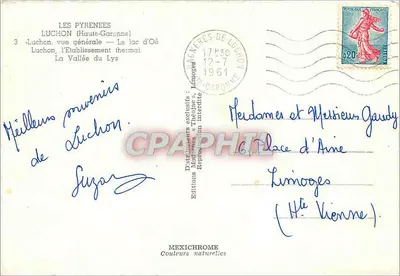 Luchon — Rainha das Pirineus — Edições Mexichrome — Verso
