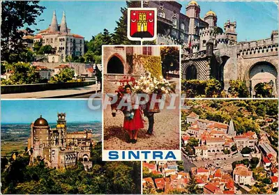 Sintra — vista panorâmica e monumental — Édico Imaxe-Lisboa