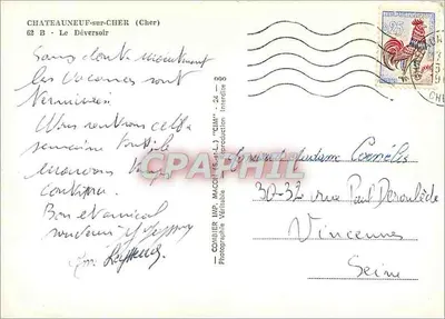 Châteauneuf-sur-Cher — O Descarregador — Cim — Verso