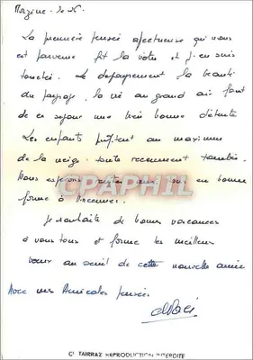 Mont Blanc — widok z schronu Mont-Blanc — wydawca C. Tairraz — Rewers