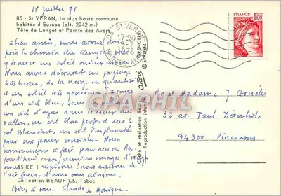 St-Véran — najwyższa zamieszkała gmina Europy — Graphphil — Rewers