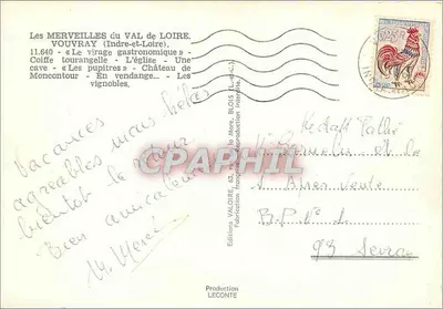 Vouvant — Vouvant — Editora BLOIS, n° 11.640 — Verso