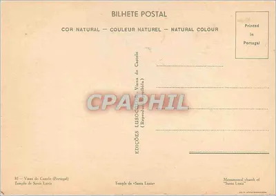 Viana do Castelo — Katedra św. Łucji — Wydawnictwo Lusocultura — Rewers
