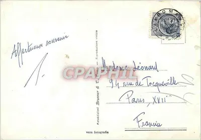 Rzym - Il Campidoglio - Statua Marcusa Aureoliusza — wydawca Brunner & C. Zemp, nr 1-482 — Rewers