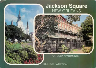 Jackson Square — Nova Orleans — Express Publishing Co. n° 02130-4998