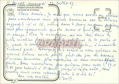 अर्जेन्टोन-सर-क्रूअज़ - पुल और गांव का दृश्य - ला सीगों — पीछे