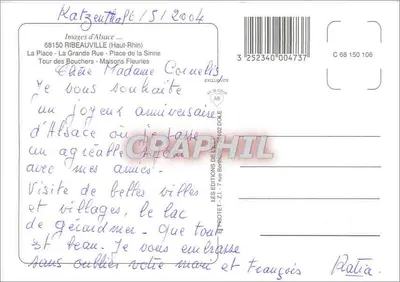 Alsace — Ribeauvillé — Les Éditions de l'Éditeur — Verso
