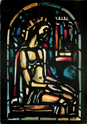 Igreja N.-D. de Toute-Grâce — Vitral da Paixão segundo Georges Rouault — Edição Paroquial de Assy