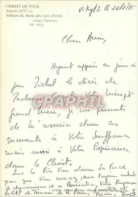 Chrystus Bolesny — Abp. Mont des Cats (Północ) — Wydawnictwo Europa — Rewers