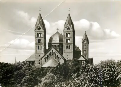 Speyer no rio Reno — Dom — editor Hersteller und Verleger Schöning & Co. Libbeck
