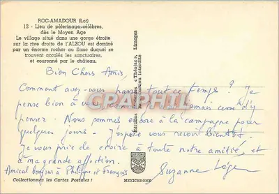 Rocamadour (Lot) — średniowieczne miasto peregracyjne — wydawca IRIS — Rewers