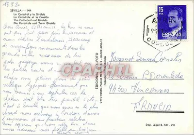 Sevilla — Katedra i Giralda — Wydawnictwo Reuss-Pasa — Rewers