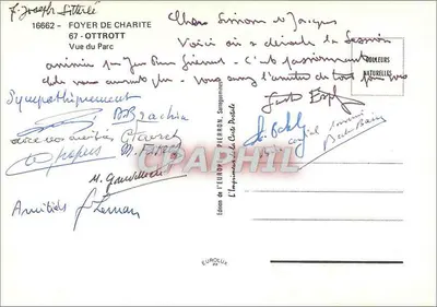 Zamek w Ottrott — Widok z Parku — Wydawnictwo Europieron — Rewers