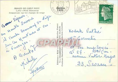 SOUVENIR DE SAVOIE — Wydawnictwo EDY - Chambéry — nr 1.453 — Rewers
