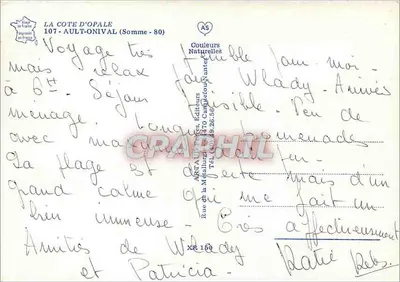 Ault-Onival — Suas praias, suas falésias — Couleurs Naturelles, n°107 — Verso