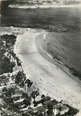 Larmor-Plage (Morbihan) — Vista aérea da praia de Toulhars — Edições Aéreas