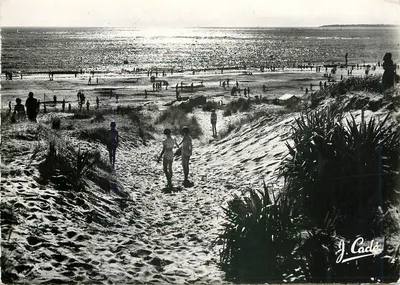 A Costa da Jóia — A Praia e suas dunas ao pôr do sol — J. Cadé