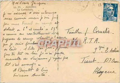 Auxerre — Katedra — Cap — Rewers