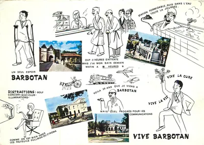 Barbotan — Estação termal — Impressor Maçon (71, S.&L.)