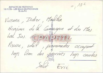 Les BAUX de Provence — Reflets de Provence, editor Sociedade P.E. Figeac — Verso
