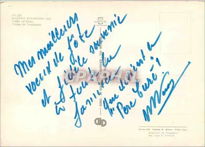 Wąwóz Héran — Cirque de Troumouse — Wydawca FICA, nr 739 — Rewers